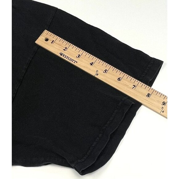 TED NUGENT Adult 2XL 2014 Tour T-SHIRT Black S/S Double Sided Graphic *READ* - Picture 7 of 7